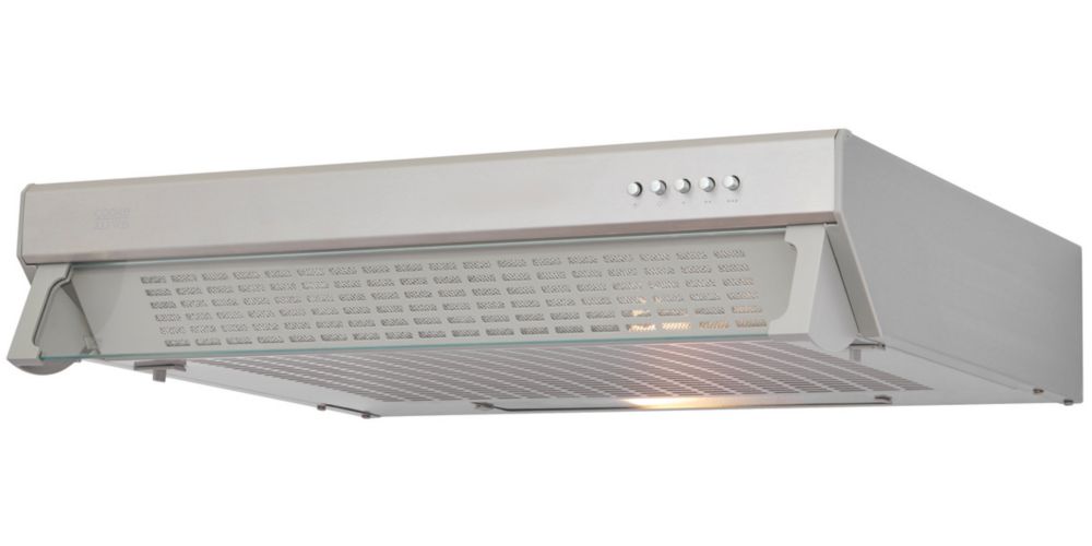 Cooke & Lewis Visor Hood 600mm Stainless Steel Screwfix