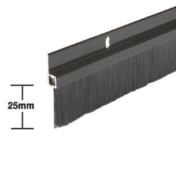 Stormguard Heavy Duty Brush Seal Black 914mm