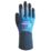 Wonder Grip WG-318 Aqua Gloves Blue Medium