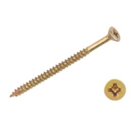 TurboGold  PZ Double-Countersunk  Multipurpose Screws 5mm x 80mm 100 Pack