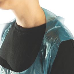 L-PRO  Polythene Aprons Light Blue 200 Pack