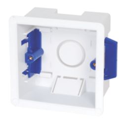 LAP  1-Gang Dry Lining  Boxes 35mm 10 Pack