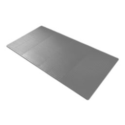 Essentials  Interlocking Floor Tiles Grey 20mm 8 Pack