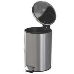 Koros Pedal Bin Brushed Stainless Steel 3Ltr