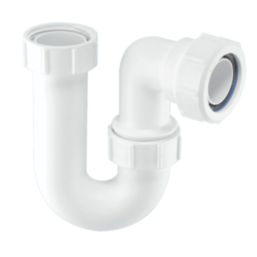 McAlpine Swivel P Trap White 50mm