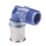 Wavin Tigris  Multi-Layer Composite Press-Fit Adapting 90° BSP Male Elbows 0.75" x 25mm 10 Pack