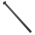 Rothley Round Furniture Leg Black 700mm