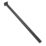 Rothley Round Furniture Leg Black 700mm