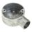 Deta 1 Way 25mm Terminal Conduit Box Galvanised