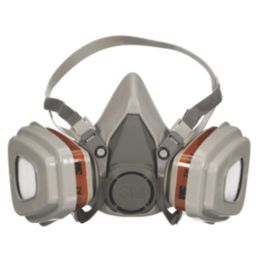 3M 6003KIT-1 One Size Half Face Respirator Kit with Replaceable Filters A2-P3 7 Piece Set