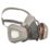3M 6003KIT-1 One Size Half Face Respirator Kit with Replaceable Filters A2-P3 7 Piece Set