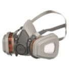 3M 6003KIT-1 One Size Half Face Respirator Kit with Replaceable Filters A2-P3 7 Piece Set
