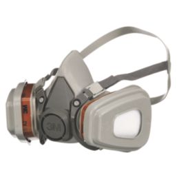 3M 6003KIT-1 One Size Half Face Respirator Kit with Replaceable Filters A2-P3 7 Piece Set