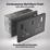British General Evolve 13A 2-Gang SP Switched Socket + 3.25A 22W 2-Outlet Type C USB Charger Matt Black with Black Inserts