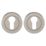 Smith & Locke Lormel Euro Escutcheon (Pair) Satin Nickel 50mm