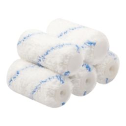 Fortress Trade  Medium Pile Roller Sleeves Emulsion 4" x 46mm 5 Pack