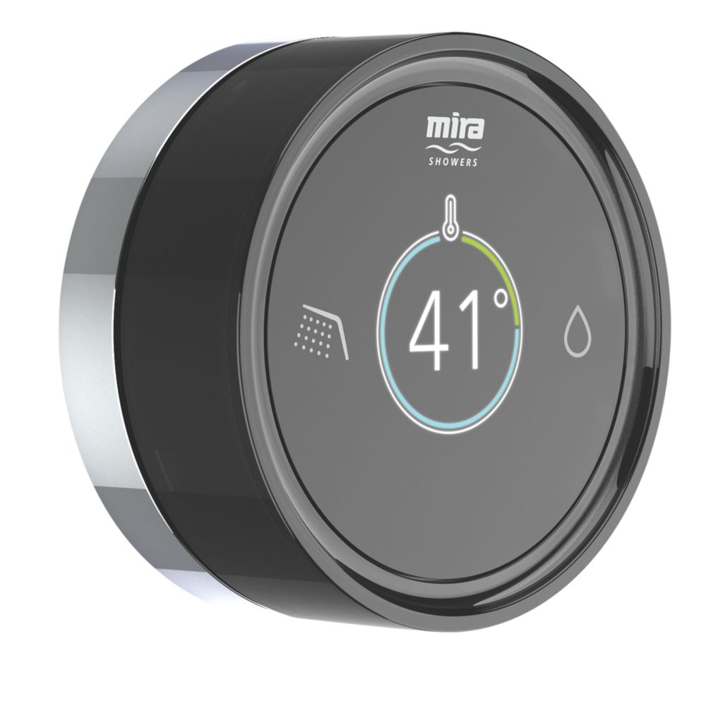 Mira Platinum Remote Single Outlet Gravity-Pumped Thermostatic Black ...