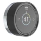 Mira Platinum Remote Single Outlet Gravity-Pumped Thermostatic Black/Chrome Wireless Digital Shower Valve & Controller