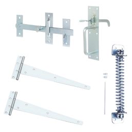 Hardware Solutions Suffolk Gate Latch Kit Silver