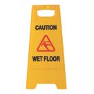 Essentials Caution Wet Floor A-Frame Safety Sign 600mm x 290mm