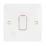 Hager Sollysta WMDP84FO 20A 1-Gang 2P+E Control Switch & Flex Outlet White