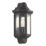 LAP  Outdoor Half Lantern Wall Light Satin Black