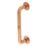 Rothley  Straight Household Grab Rail Polished Copper 305mm