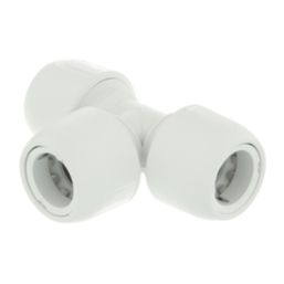 Hep2O  Plastic Push-Fit Equal Tee 22mm