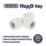 Hep2O  Plastic Push-Fit Equal Tee 22mm