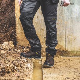 DEWALT Newark Size 9  Brown Waterproof Steel Toe Cap Safety Boots