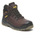 DEWALT Newark Size 9  Brown Waterproof Steel Toe Cap Safety Boots