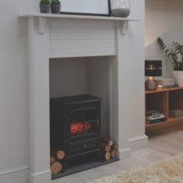Black Electric Stove Fire 415mm x 548mm