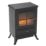 Black Electric Stove Fire 415mm x 548mm