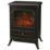 Black Electric Stove Fire 415mm x 548mm