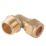 Midbrass  Brass Compression Adapting 90° Male Iron Elbow 3/8" x 10mm
