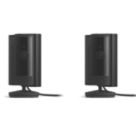 Ring  Mains-Powered Black Wired 1080p Indoor Cylinder Smart Cameras (2nd Gen) 2 Pack