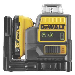 DEWALT DCE0811D1G-GB 12V 1 x 2.0Ah Li-Ion XR Green Self-Levelling Multi-Line Laser Level