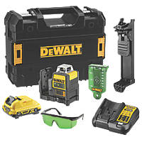 DeWalt DCE0811D1G-GB 12V 1 x 2.0Ah Li-Ion XR Green Self-Levelling Multi-Line Laser Level