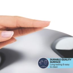 Grohe Vitalio SmartActive Cube Handset Chrome/White 130mm x 177mm