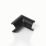 D-Line Black Micro+ Trunking Internal Bends 20mm x 10mm 2 Pack