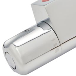 Highlife Bathrooms ASP Exposed Single Outlet Thermostatic Chrome Mini Horizontal Bar Shower Valve