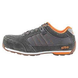 Site Strata    Safety Trainers Grey Size 10