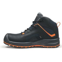 Solid Gear Falcon 2 Mid Size 8  Black Water-Resistant  Safety Boots