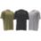 DEWALT Performance Short Sleeve T-Shirt Black/Gunsmoke/Grey X Large 48" Chest 3 Pack