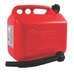 Hilka Pro-Craft Plastic Fuel Can Red 10Ltr