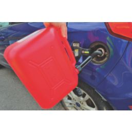 Hilka Pro-Craft Plastic Fuel Can Red 10Ltr