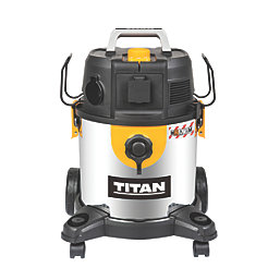Titan TTB922VAC-M 1400W 20Ltr M Class Wet & Dry Vacuum 220-240V