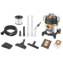 Titan TTB922VAC-M 1400W 20Ltr M Class Wet & Dry Vacuum 220-240V