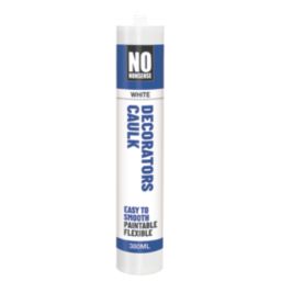 No Nonsense Decorators Caulk White 380ml 12 Pack