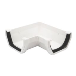 FloPlast  uPVC 90° Square Gutter Angle White 114mm